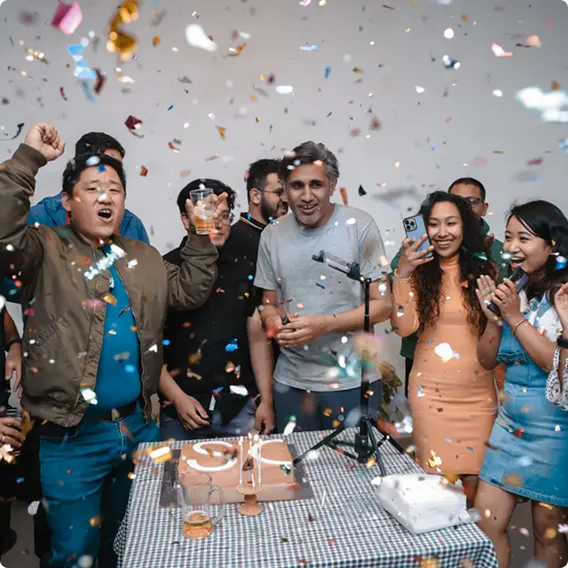 Outside Event Celebration